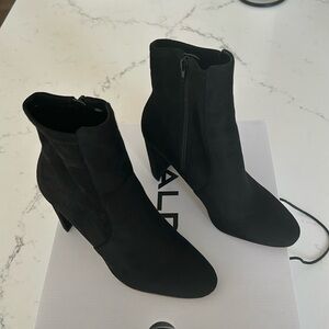 Aldo black booties